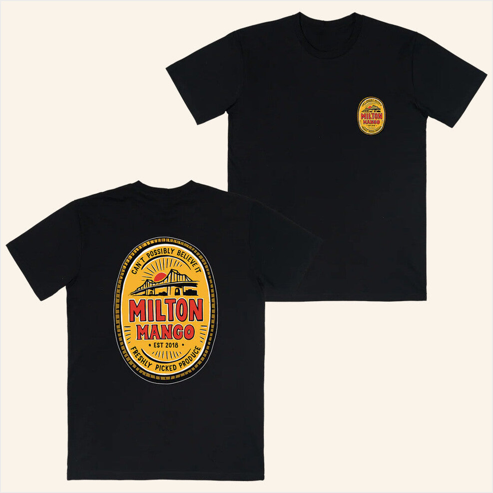 Mango Story Black T-Shirt Milton Mango Merch Best Friend Birthday Gifts Christmas Presents