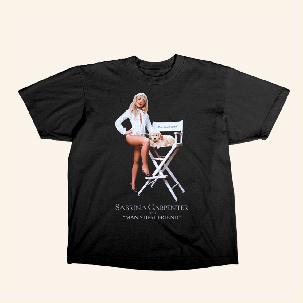 Man's Best Friend T-Shirt Sabrina Carpenter Merch Birthday Gifts For Music Lovers Gifts For BFF
