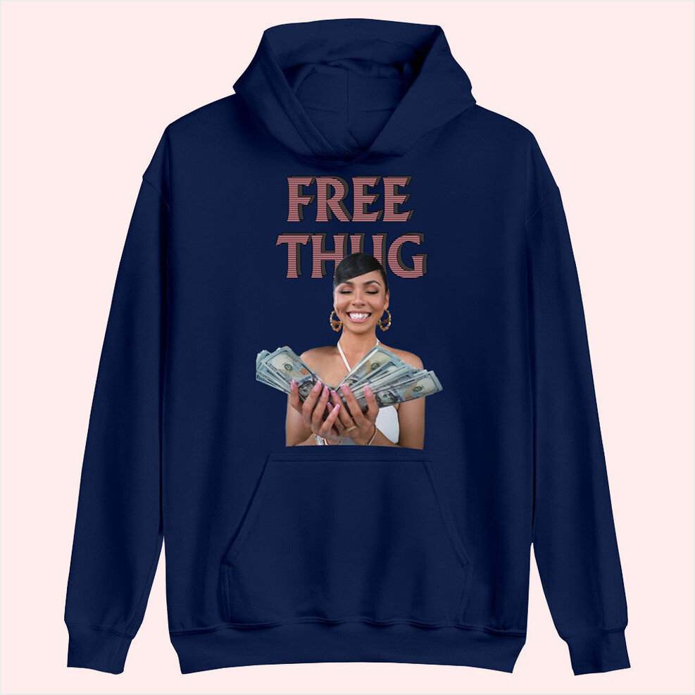 Mariah The Scientist Hoodie Mariah The Scientist Merch Free Thug Hoodie Fans Birthday Gifts