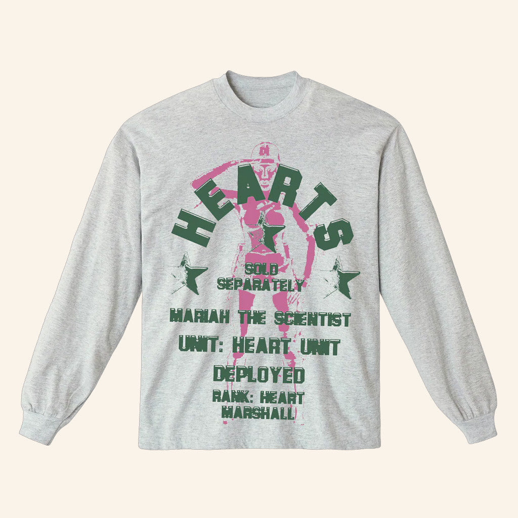 Mariah The Scientist Merch Hearts Emblem Long Sleeve Shirt Gifts For Sister