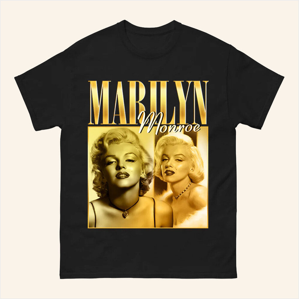 Marilyn Monroe Bootleg T-Shirt Spoofytees Merch Birthday Gifts For Husband Gifts For Besties