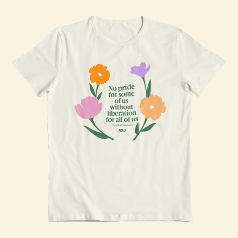 Marsha T-Shirt ACLU Merch Best Birthday Gifts For Friends Christmas Presents
