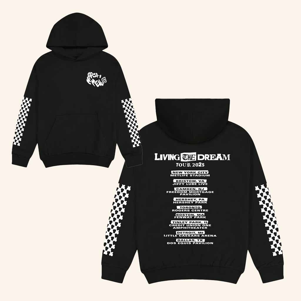 Marshmello Merch Living The Dream Hoodie Gift Ideas For Fans