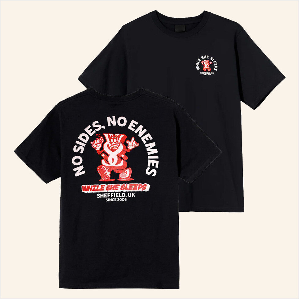 Mascot T-Shirt While She Sleeps Merch BFF Birthday Gifts Christmas Presents
