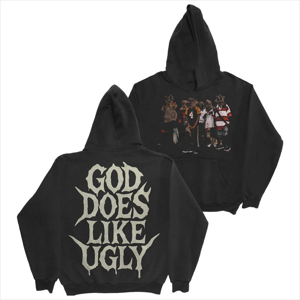 Masks Hoodie JID Merch God Does Like Ugly Hoodie Gifts For Music Fans Birthday Gift Ideas