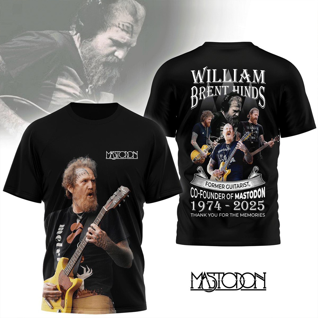 Mastodon William Brent Hinds Memories 2025 Shirt Mastodon Merch Gifts For Music Lovers