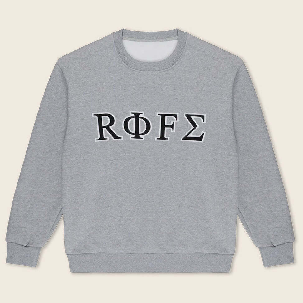 Matt Rife Merch Rife Greek Grey Crewneck Sweatshirt Gifts For Friends Gifts For Brother
