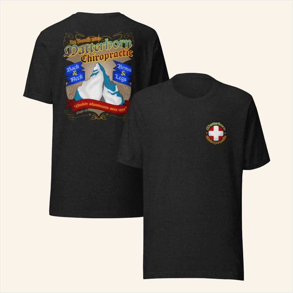Matterhorn Chiropractic T-Shirt Magic Merch Best BFF Birthday Gifts Christmas Presents