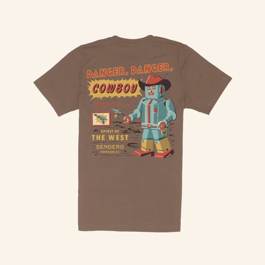 Maverick Western Wear Merch Sendero Danger Cowboy T-Shirt Gifts For Dudes