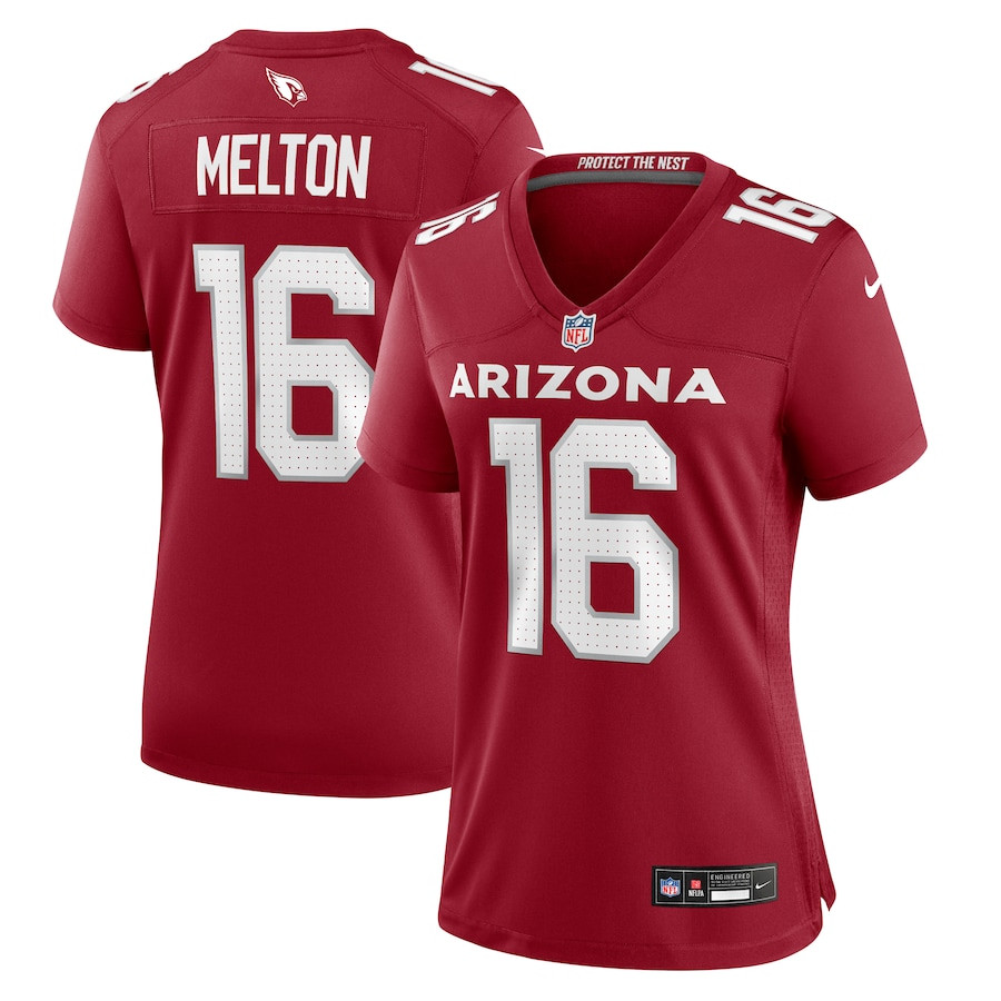 Max Melton 16 Arizona Cardinals Women's Game Jersey - Cardinal - JSDV777
