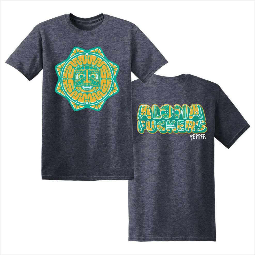 Mayan Sun Grey T-Shirt Pepper Merch Presents For Friends Birthday Gifts For Best Friend