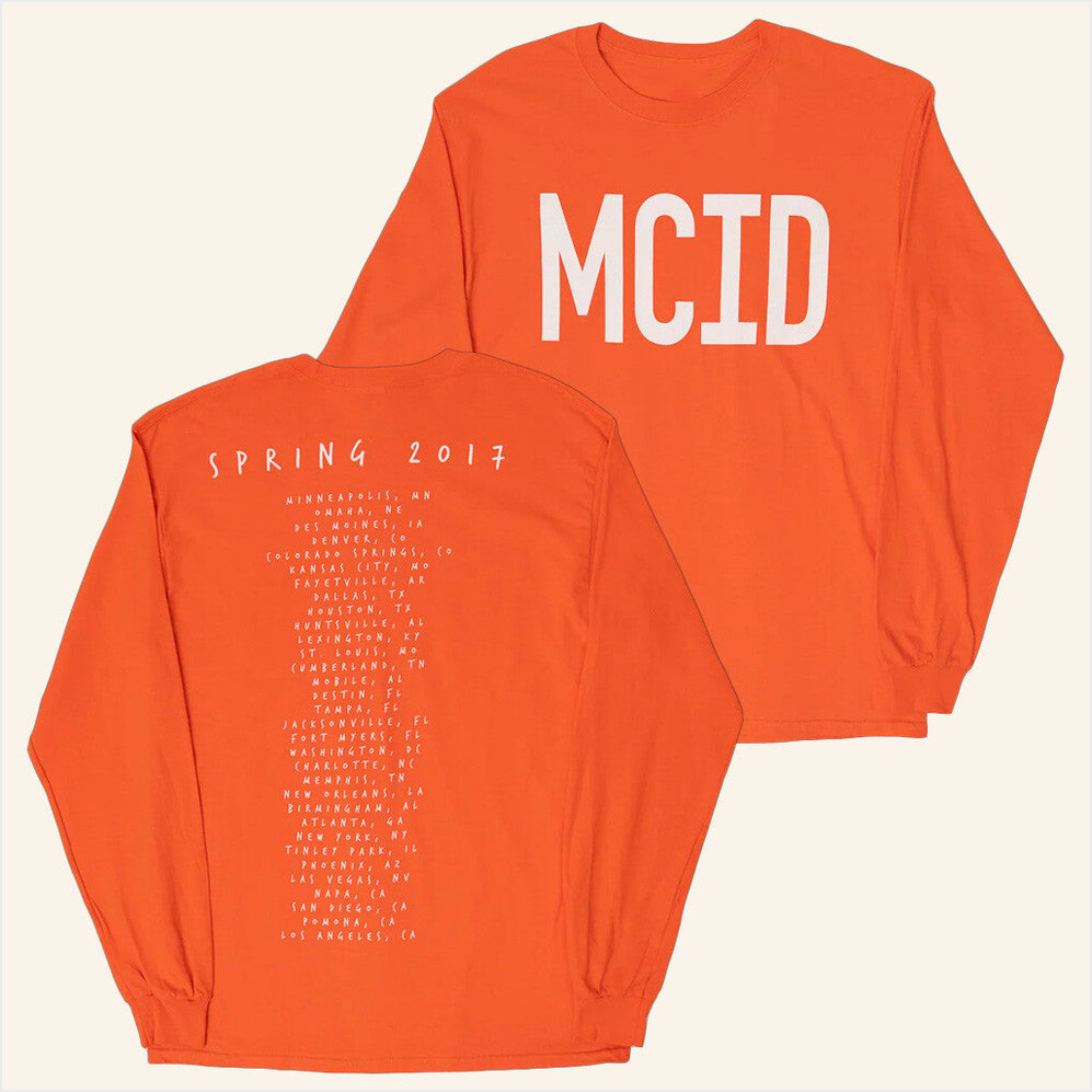 Mcid Orange Long Sleeve Shirt Highly Suspect Merch Best Gifts For Him Birthday Gift Ideas