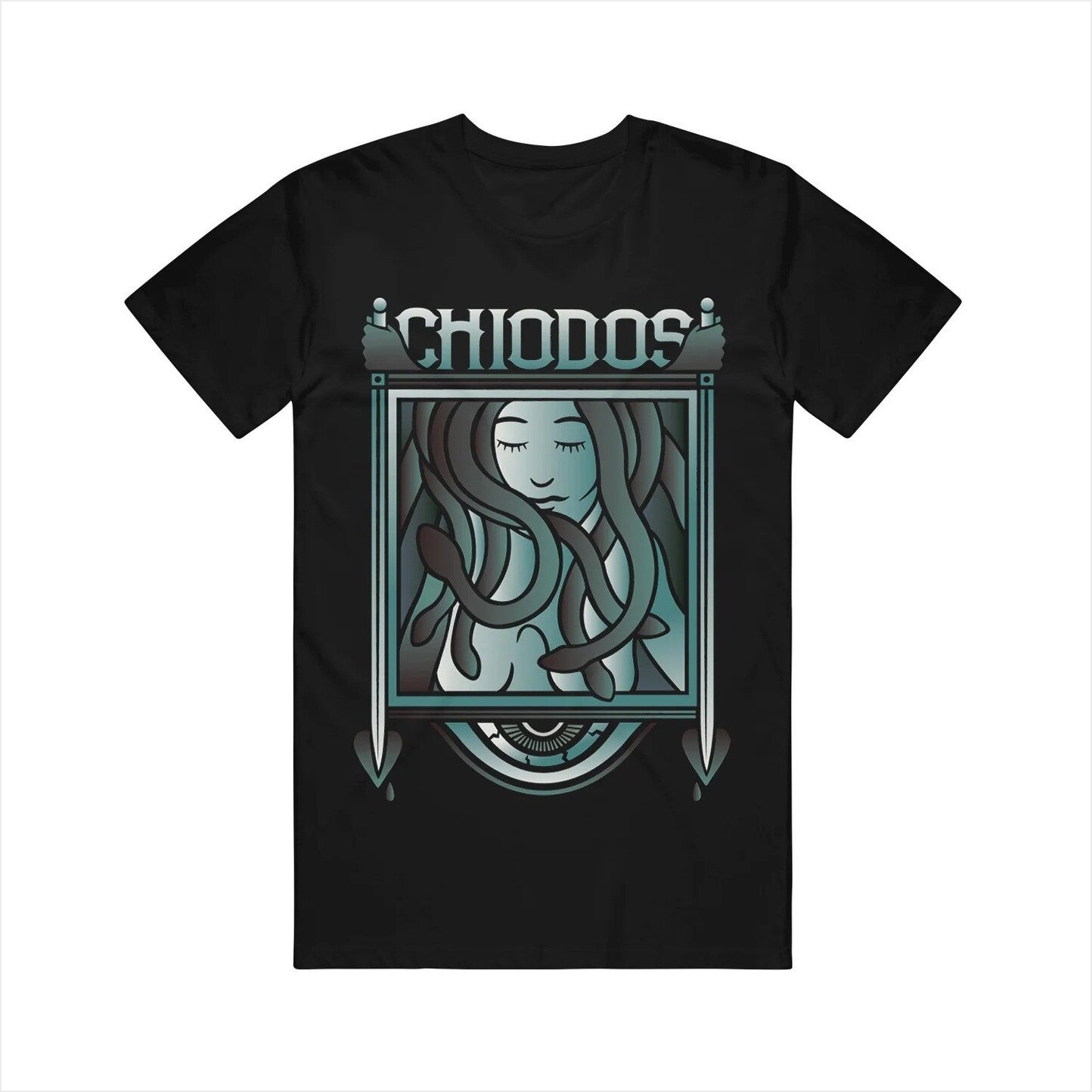 Medusa Black T-Shirt Chiodos Merch Gift Ideas For Girlfriend BFF Birthday Gifts Ideas