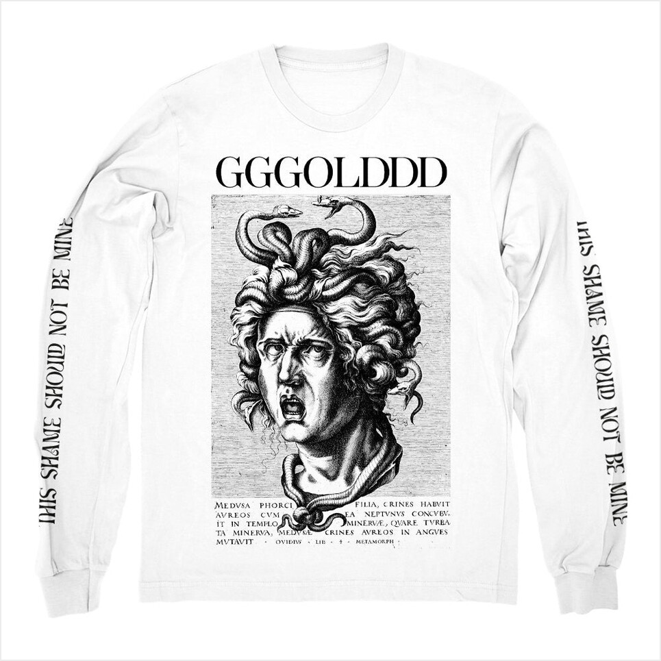 Medusa Long Sleeve Shirt Gggolddd Merch Gggolddd Shirt Father's Day Gifts For Metal Music Lovers