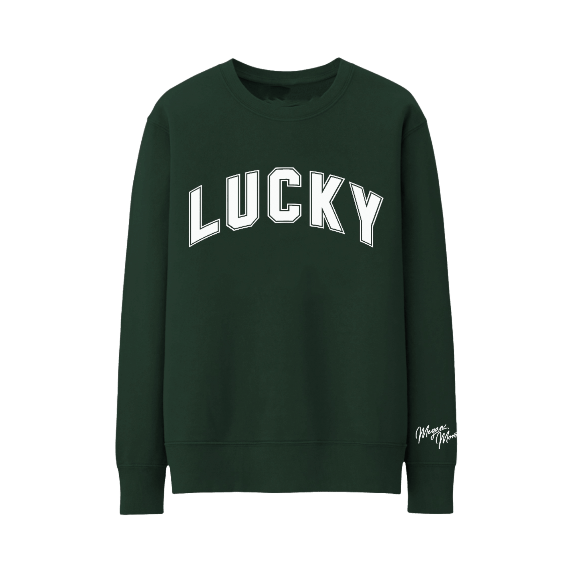 Megan Moroney Merch Lucky Varsity Crew