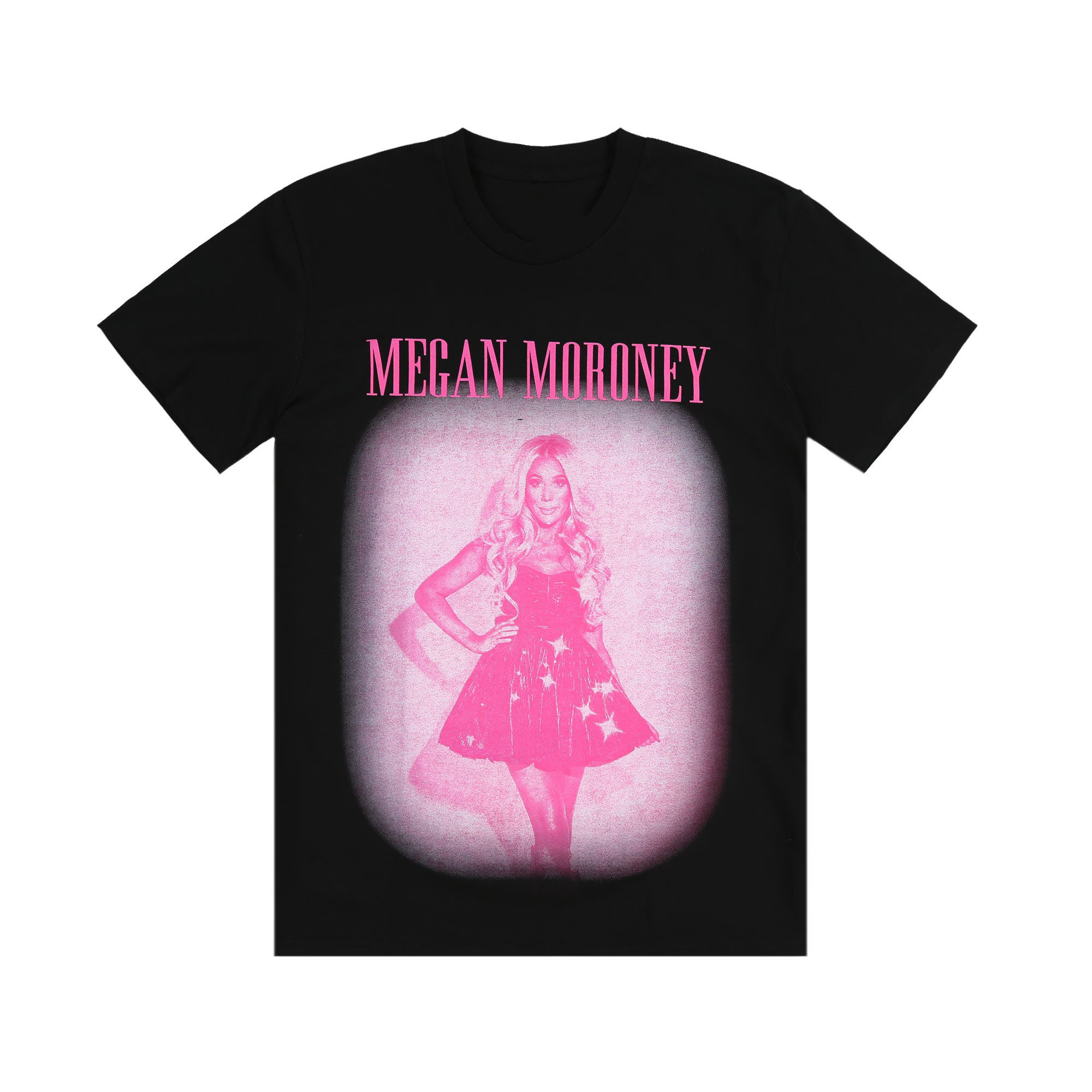 Megan Moroney Merch Pink Photo Black Tee Gift for Her