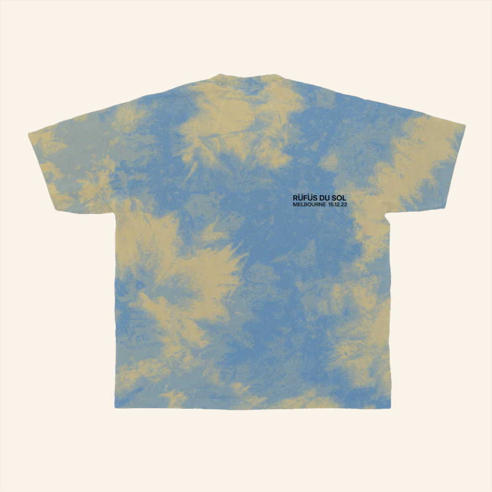 Melbourne 15 12 22 Tie Dye T-Shirt Rufus Du Sol Merch Unique Birthday Gifts For Music Lovers