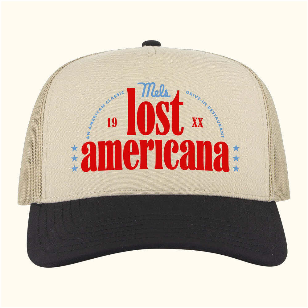 Mel's Drive In Merch Mels X Mgk Lost Americana Trucker Cap Gifts For Dad Birthday Gifts For BFF