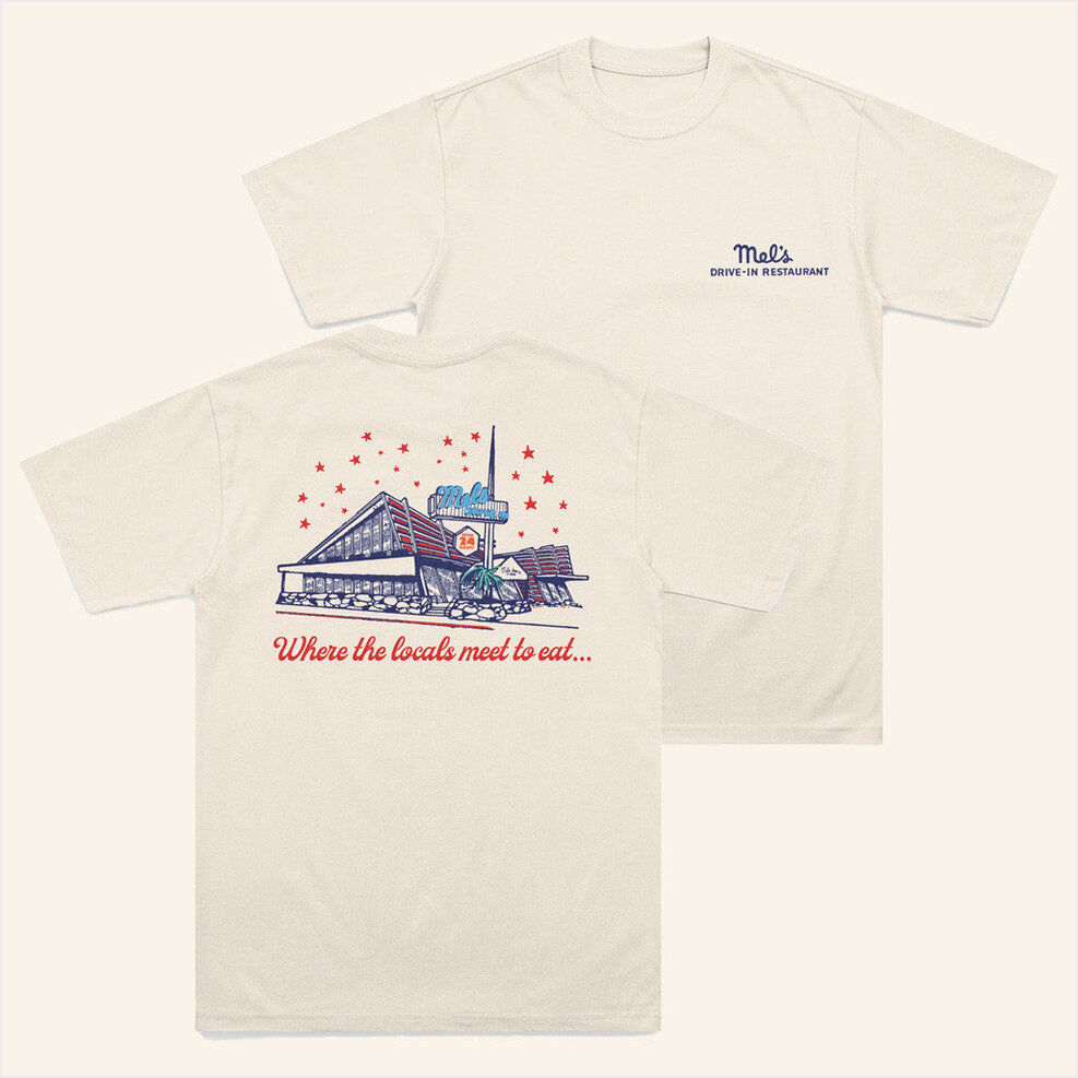 Mels Sunset BLVD T-Shirt Mel's Drive In Merch Birthday Gifts For Besties Christmas Presents