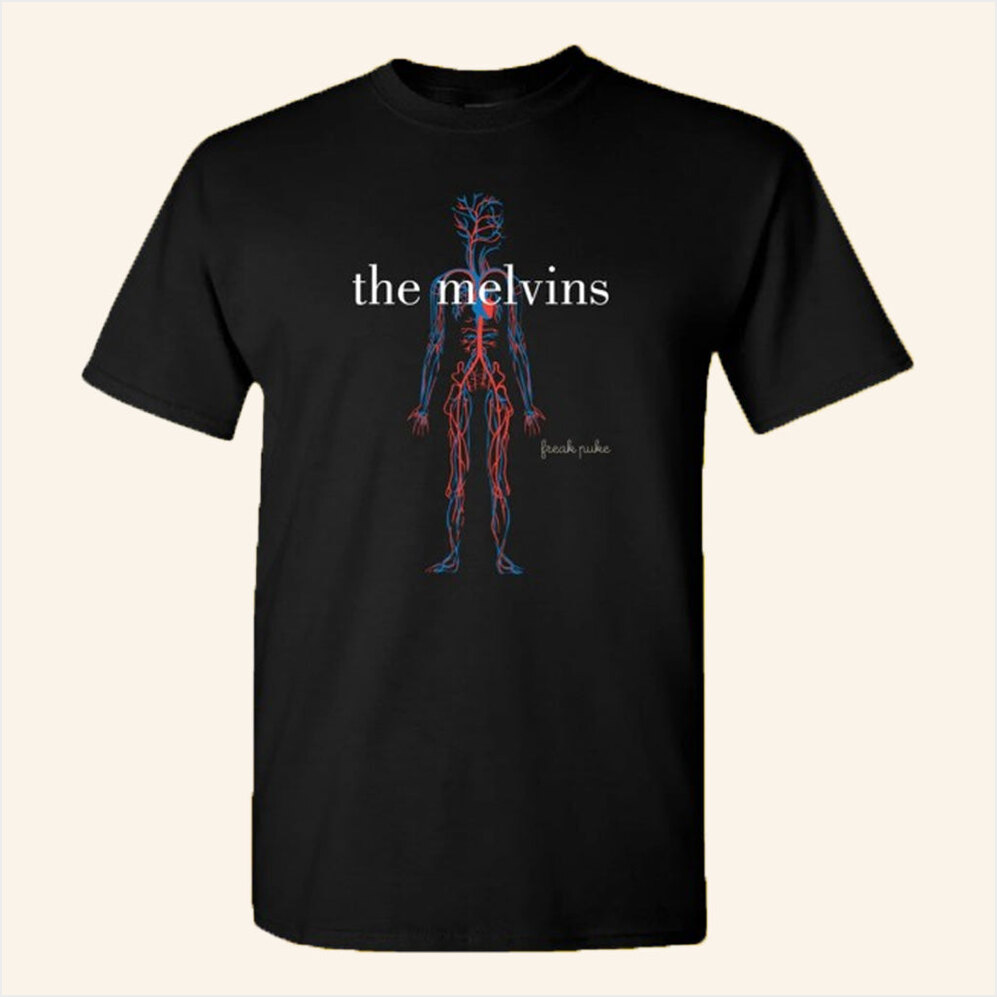 Melvins Freak Puke Black Shirt Blixt Merch Birthday Gifts For Dad Gifts For Besties
