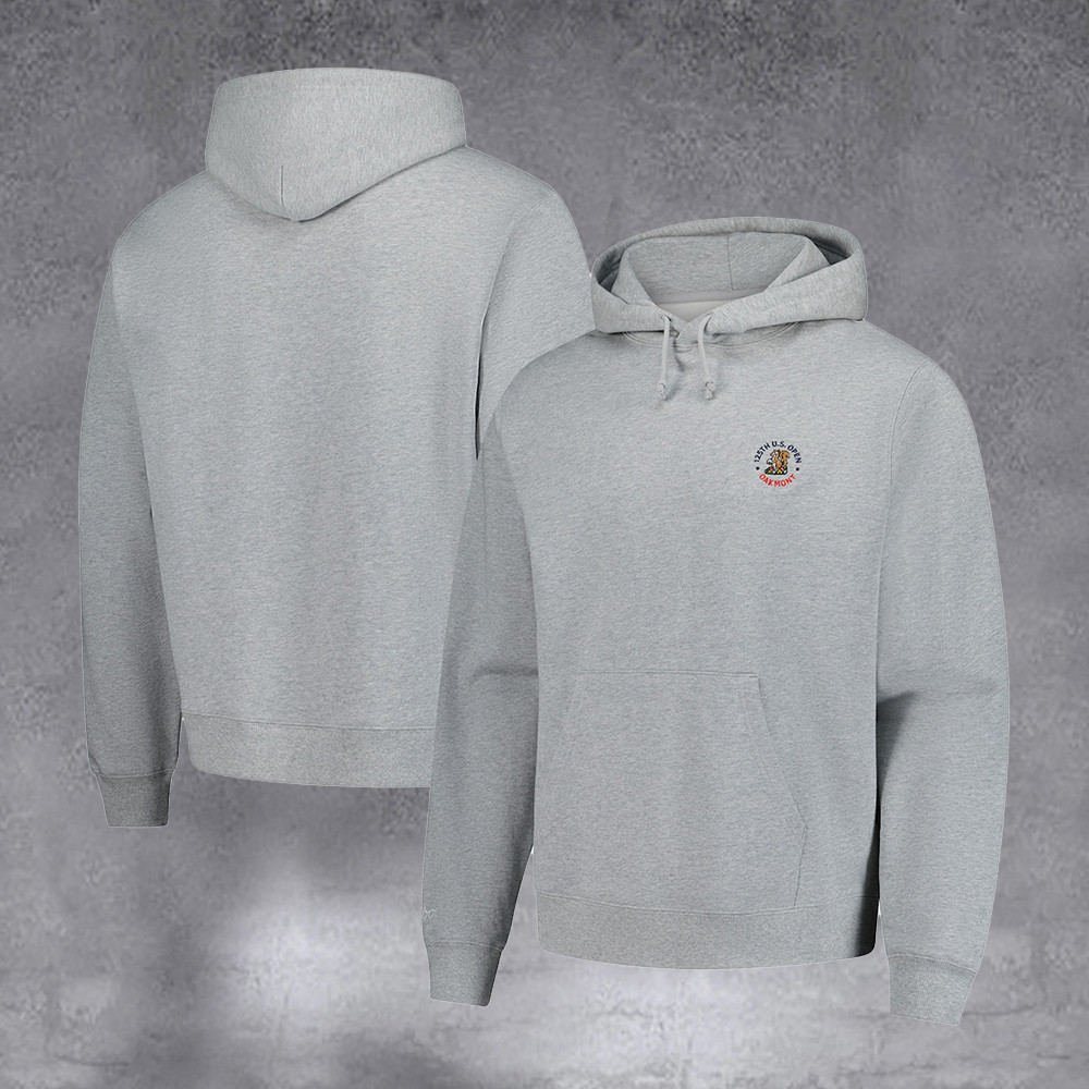 Men's 2025 U.S. Open Heather Gray Pullover Hoodie Best Gifts For Him