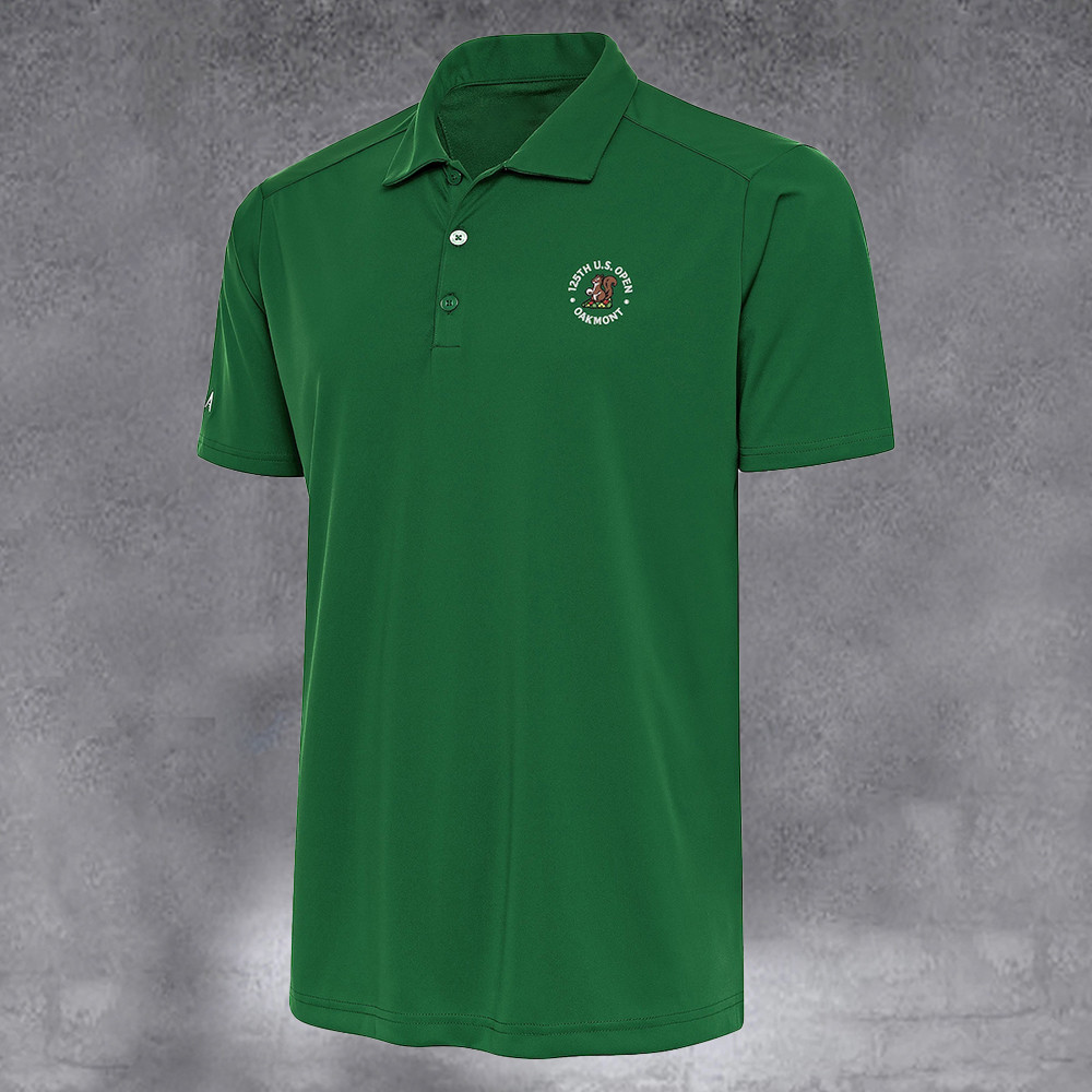 Men's 2025 U.S. Open Hunter Green Tribute Polo Cool Gifts For Golfers
