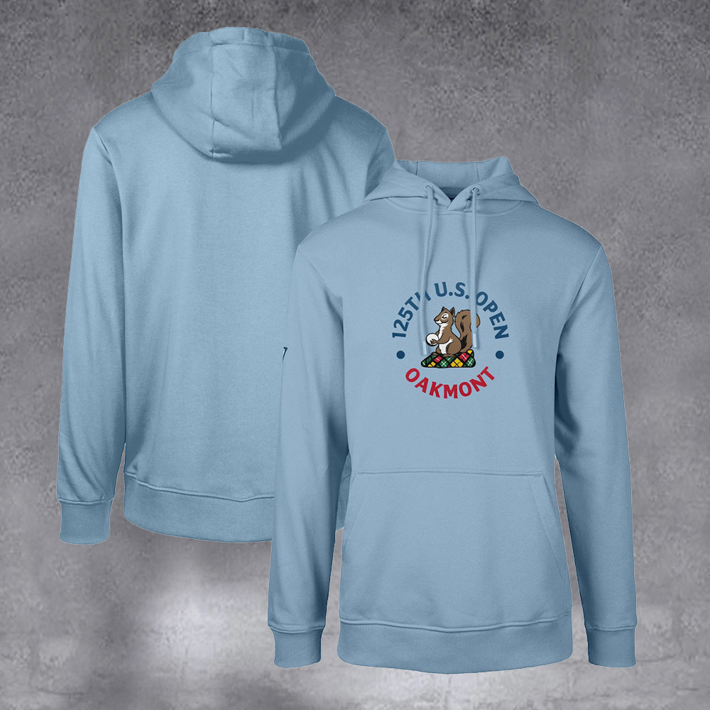 Men's 2025 U.S. Open Light Blue Podium Pullover Hoodie Gifts For Sport Enthusiasts
