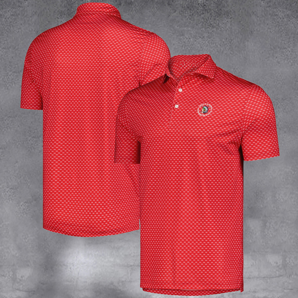 Men's 2026 U.S. Open Championship Red Ecotec Under The Lights Polo Gifts For Father's Day