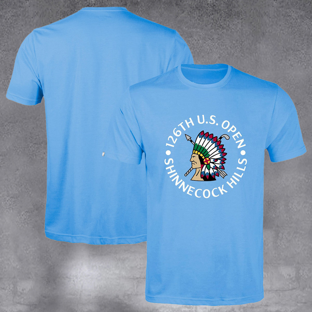 Men's 2026 U.S. Open Light Blue Richmond T shirt Gifts For Golf Players