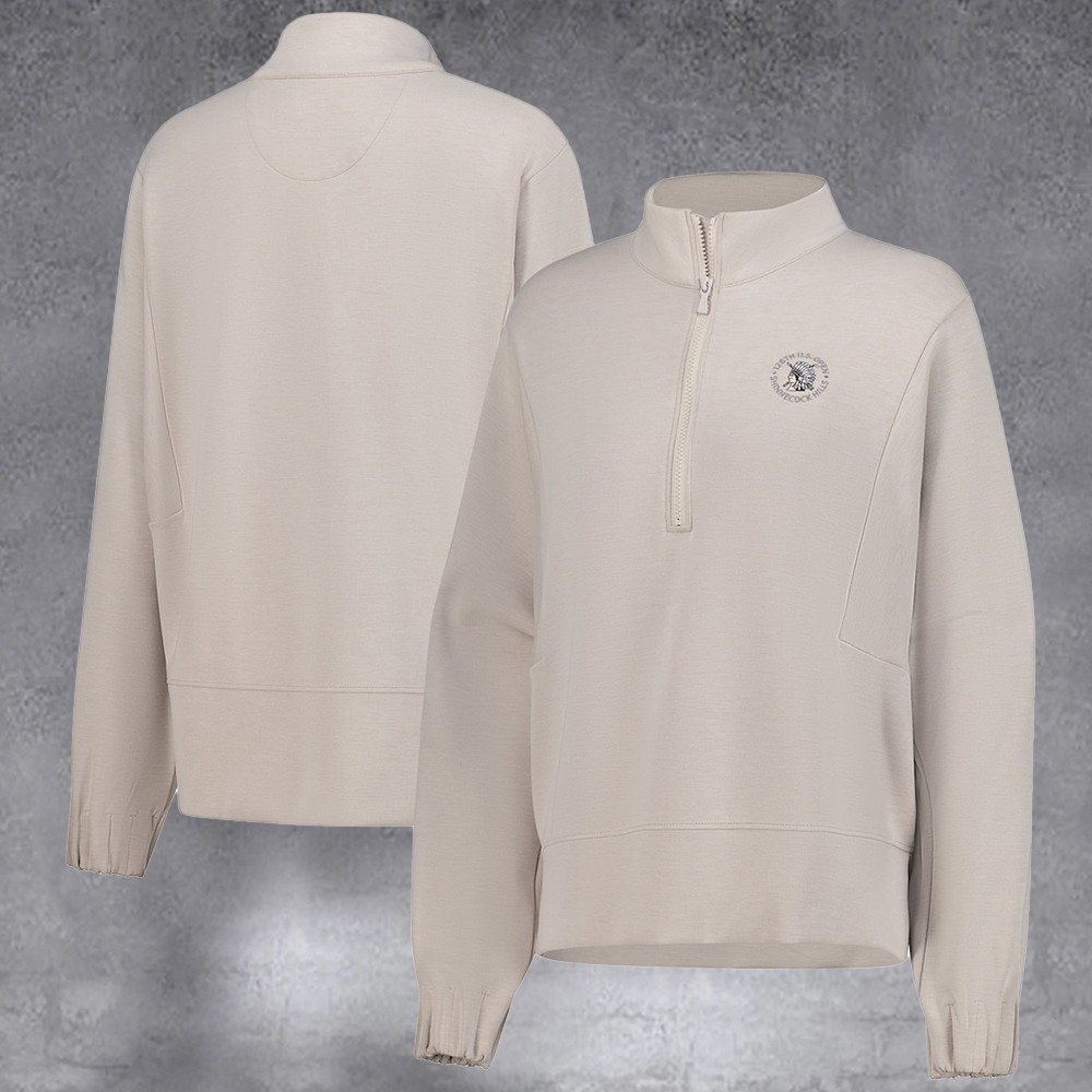 Men's 2026 U.S. Women's Open Knit Melange Tri Blend Half Zip Pullover Merch Gifts For Sport Fans