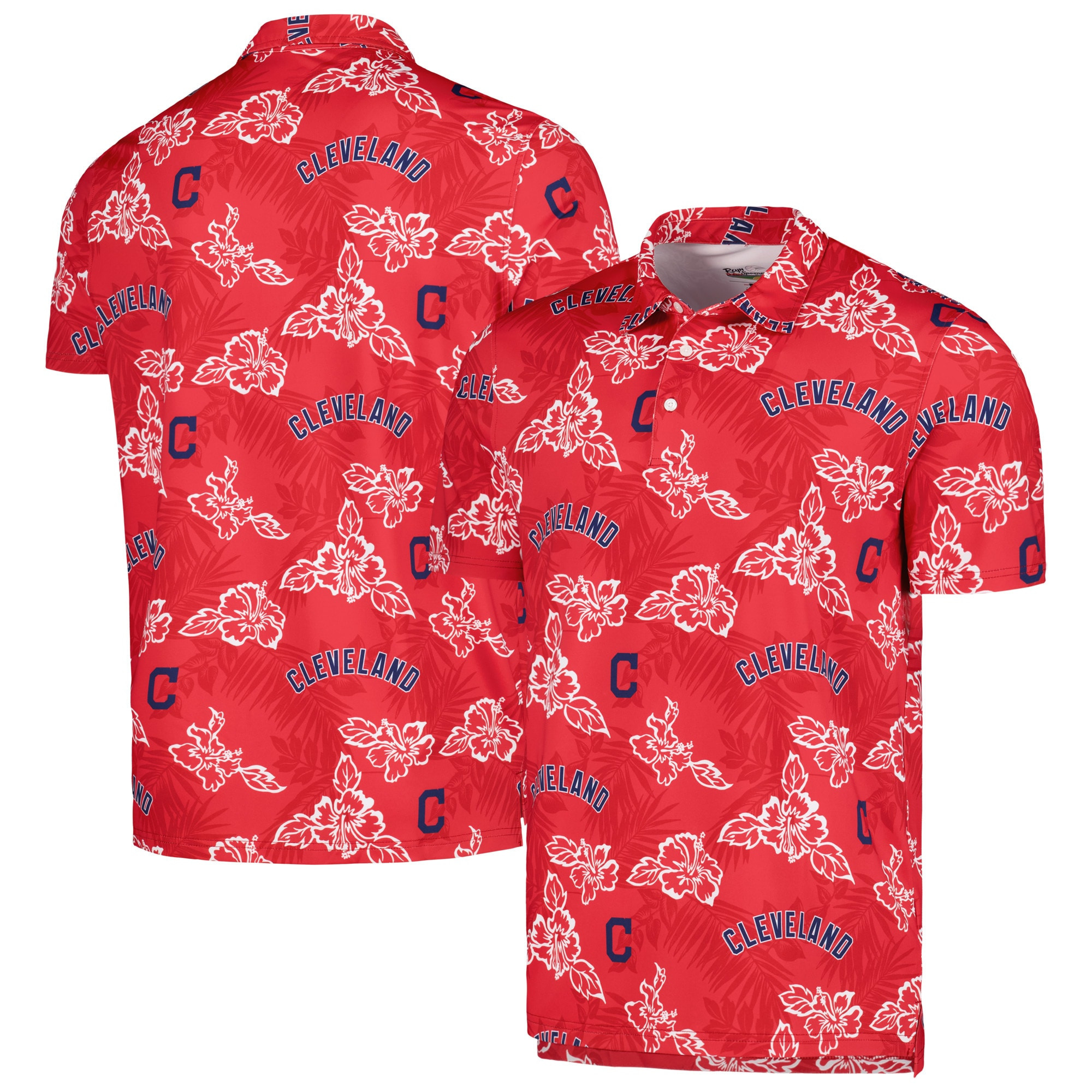 Mens Cleveland Guardians Reyn Spooner Red Polo Shirt Merch Gift For Game Day Fans