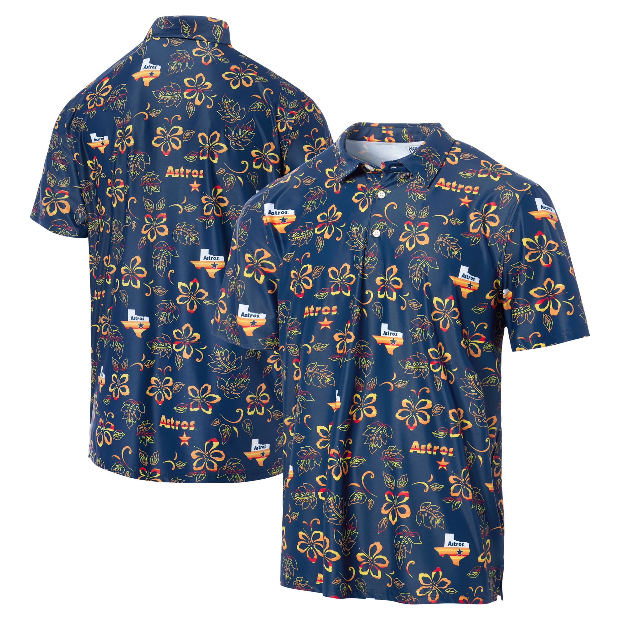 Mens Houston Astros Reyn Spooner Navy Cooperstown Collection Polo Shirt Merch Gift For Loyal Fans