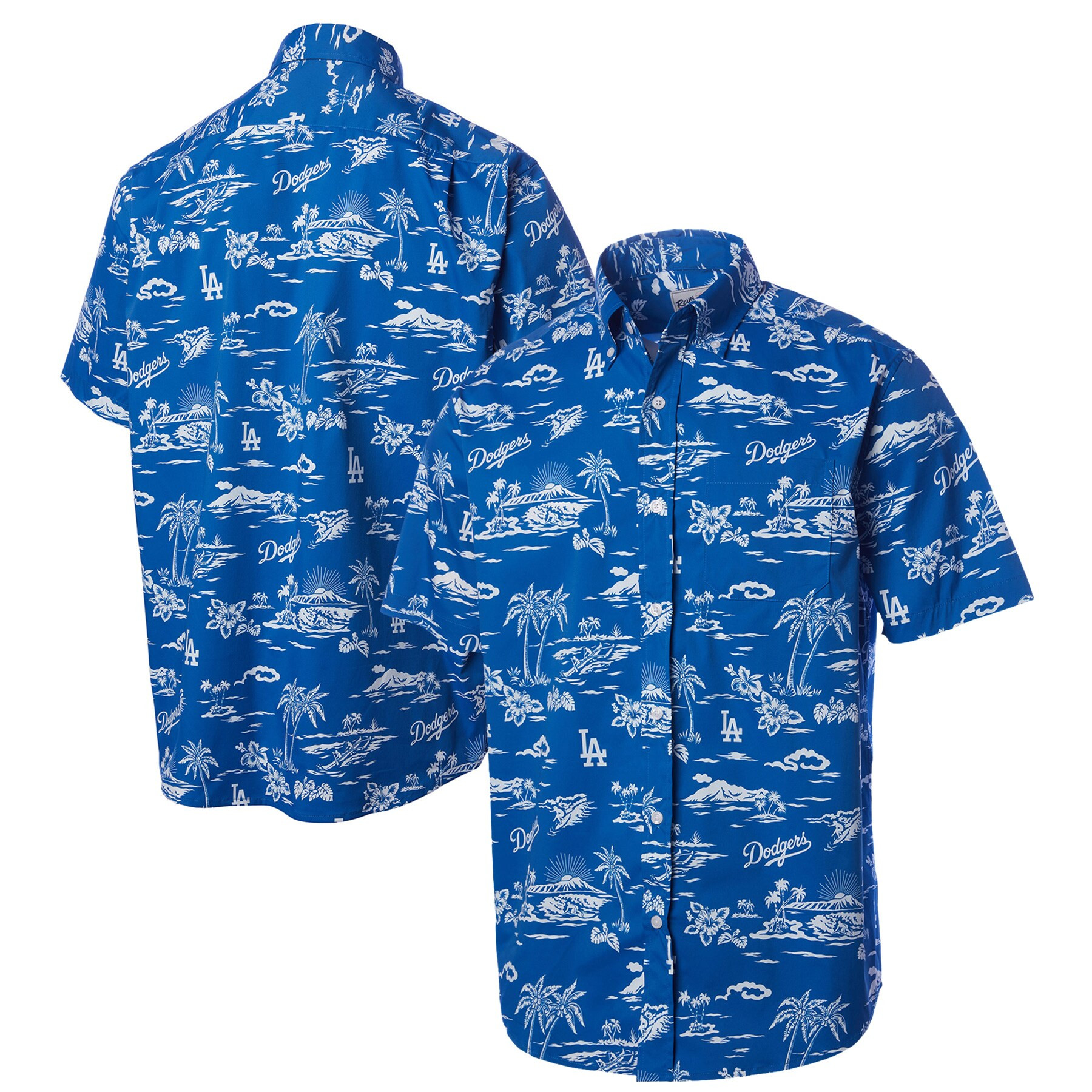 Mens Los Angeles Dodgers Reyn Spooner Royal Hawaiian Shirt Merch Gift For Loyal Fans