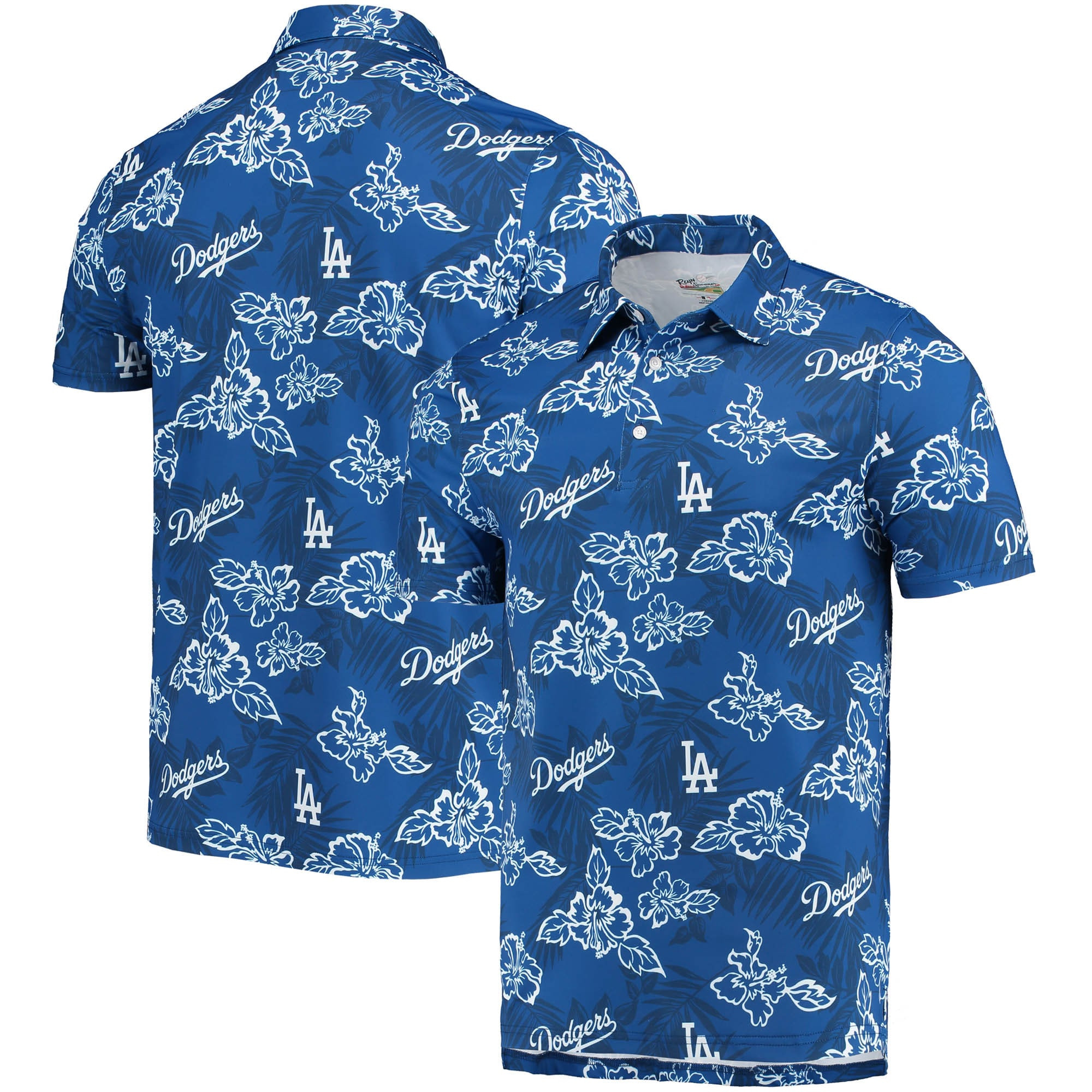 Mens Los Angeles Dodgers Reyn Spooner Royal Performance Polo Shirt Merch Gift For Die Hard Fans