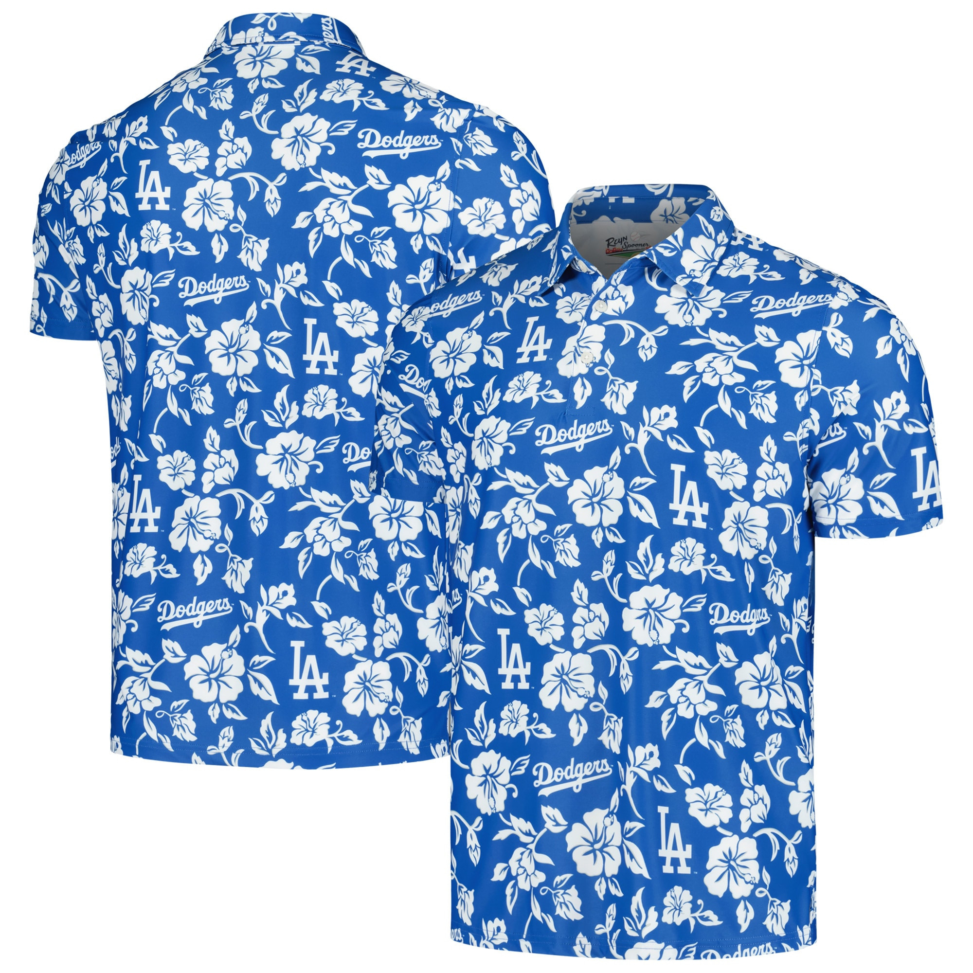 Mens Los Angeles Dodgers Reyn Spooner Royal Pua Polo Shirt Merch Gift For Baseball Fans
