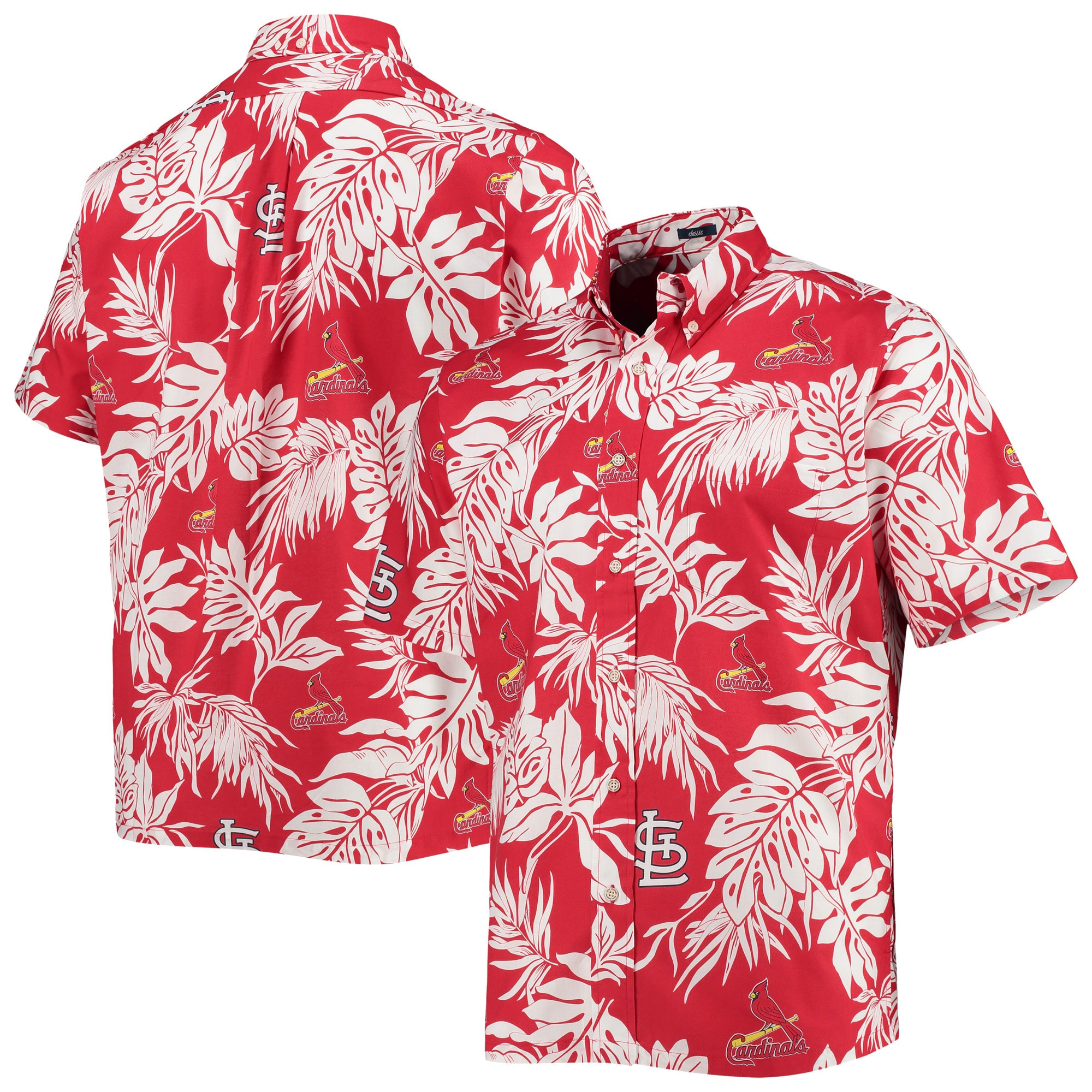 Mens St Louis Cardinals Reyn Spooner Red Aloha Hawaiian Shirt Merch Gift For Fans Who Have It All