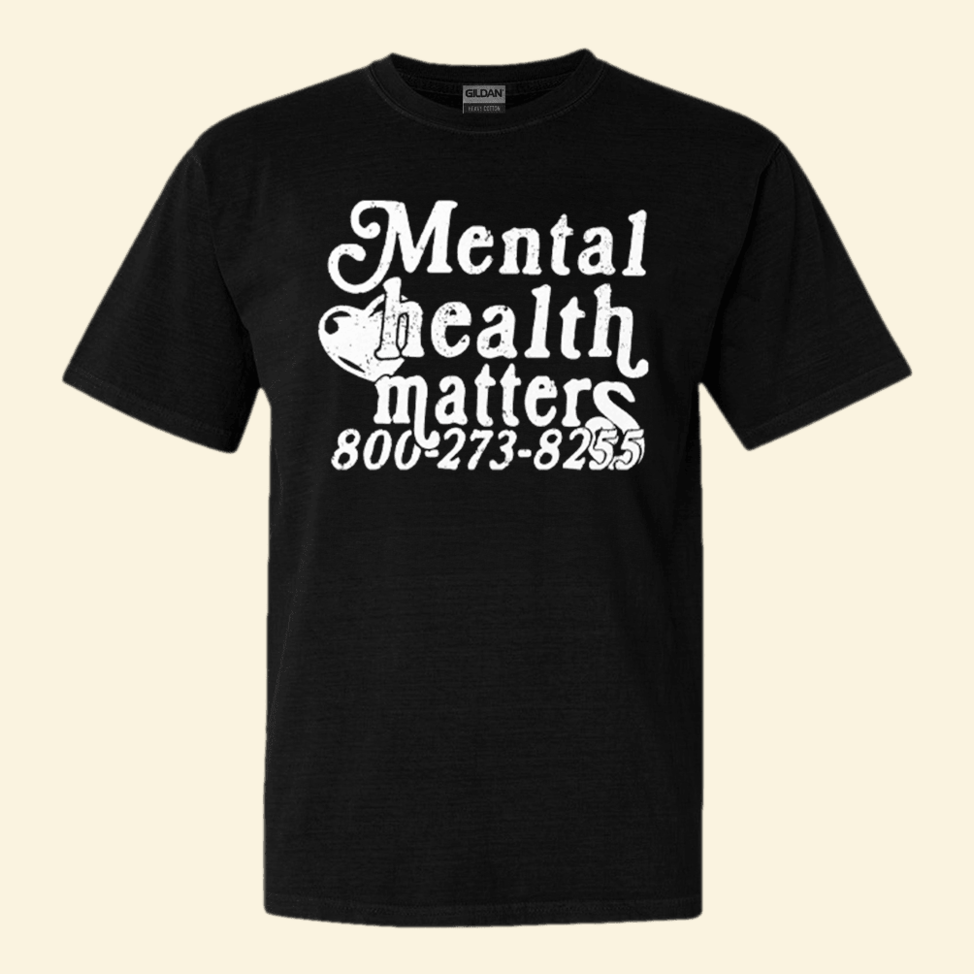 Mental Health Matters 800273-8255 Shirt Vintage T-Shirt Birthday Birthday Gift Ideas