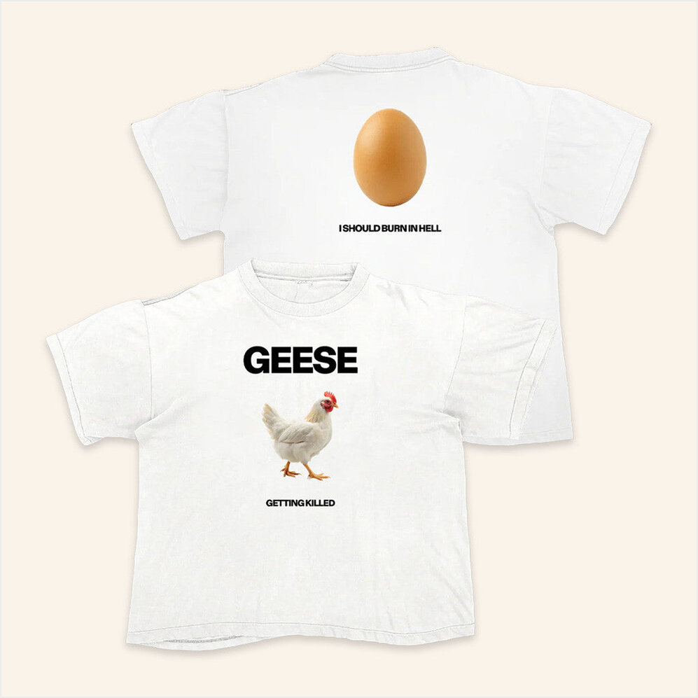 Merch Geese Chicken T-Shirt Hellomerch BFF Birthday Gifts Ideas Christmas Presents