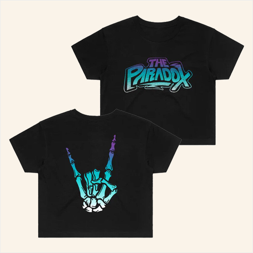 Merch Gradient Cropped T-Shirt The Paradox Merch Gifs For Her Birthday Gifts For Friends