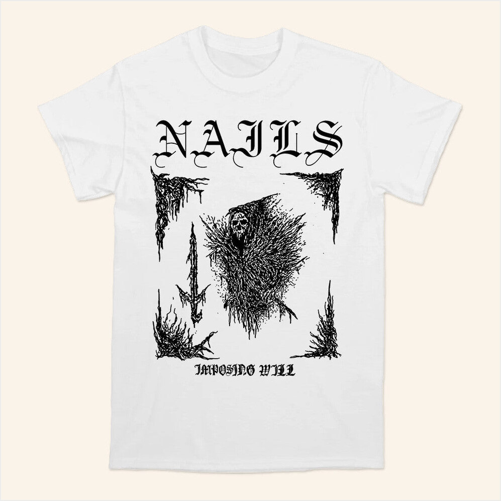 Merch Nails Imposing Sword T-Shirt Allinmerch Birthday Gifts For Husband Gifts For BFF