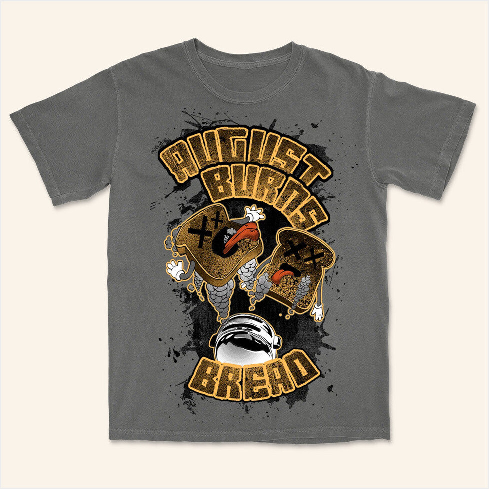 Merch Throwback August Burns Bread T-Shirt August Burns Red Tour Merch Birthday Gifts For Dad
