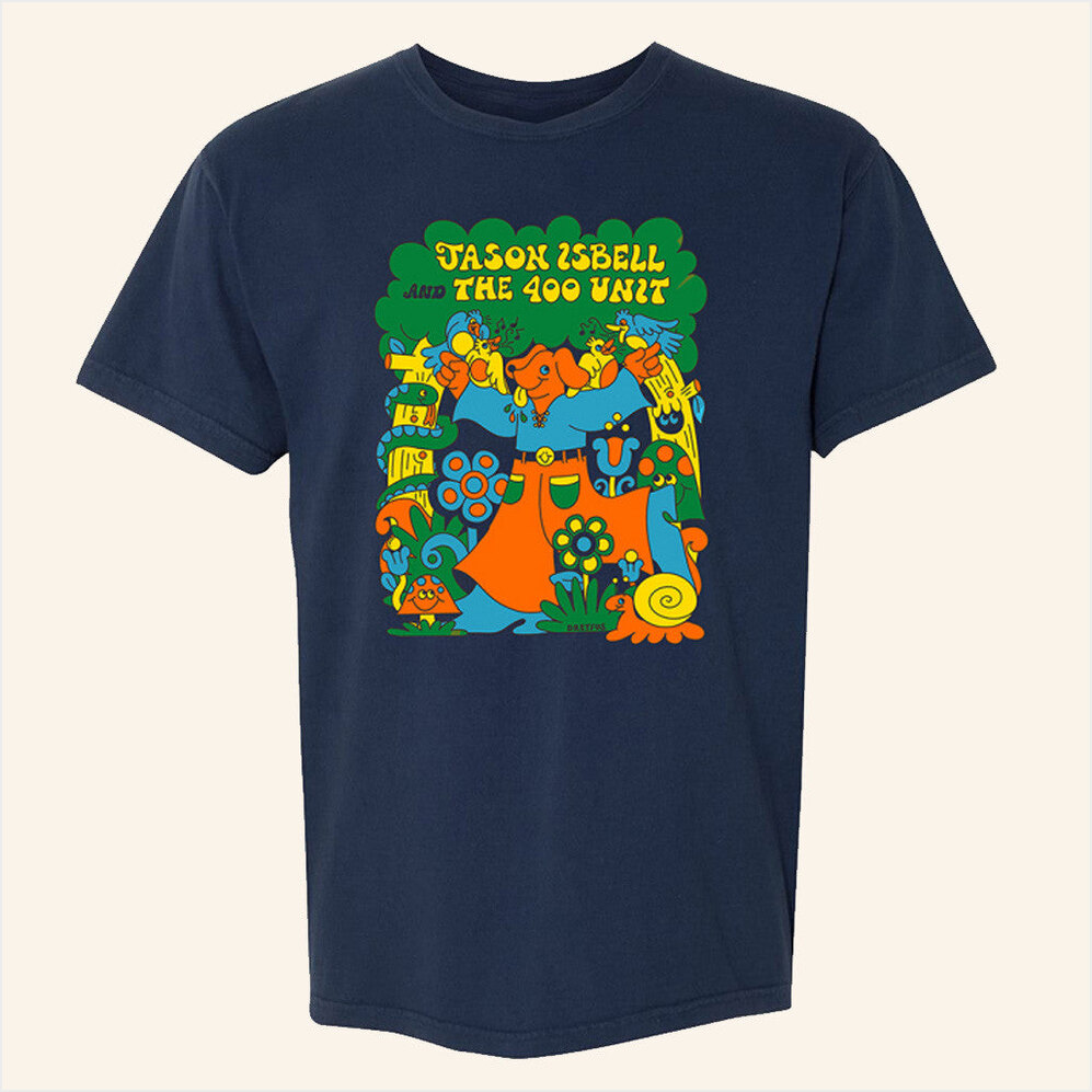 Merch Walking Dog Navy T-Shirt Portmerch Gift Ideas For Boyfriend Birthday Gifts For BFF