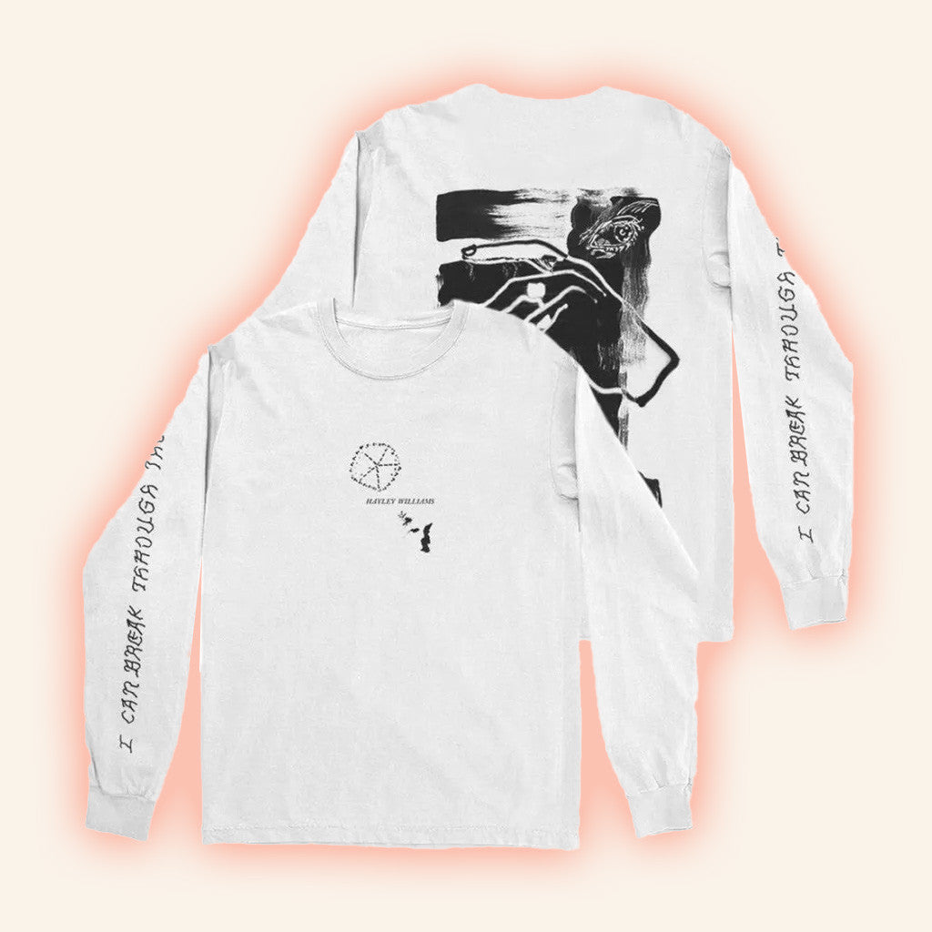 Merchbar Merch Break Through White Long Sleeve Shirt Gift Ideas For Him