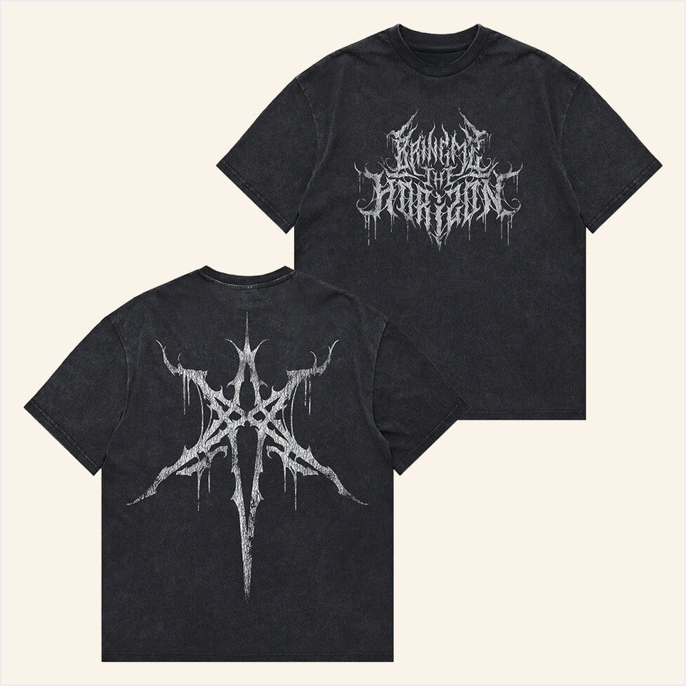 Metal Black T-Shirt Horizon Supply Merch Birthday Gifts For Husband Gifts For Friends