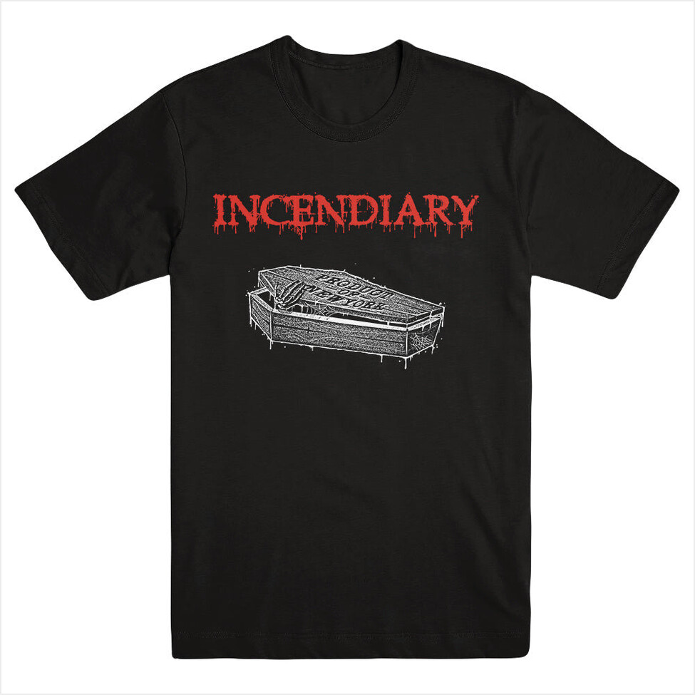 Metal Coffin Shirt Incendiary Merch Incendiary Shirt Father'S Day Gifts For Metal Music Lovers