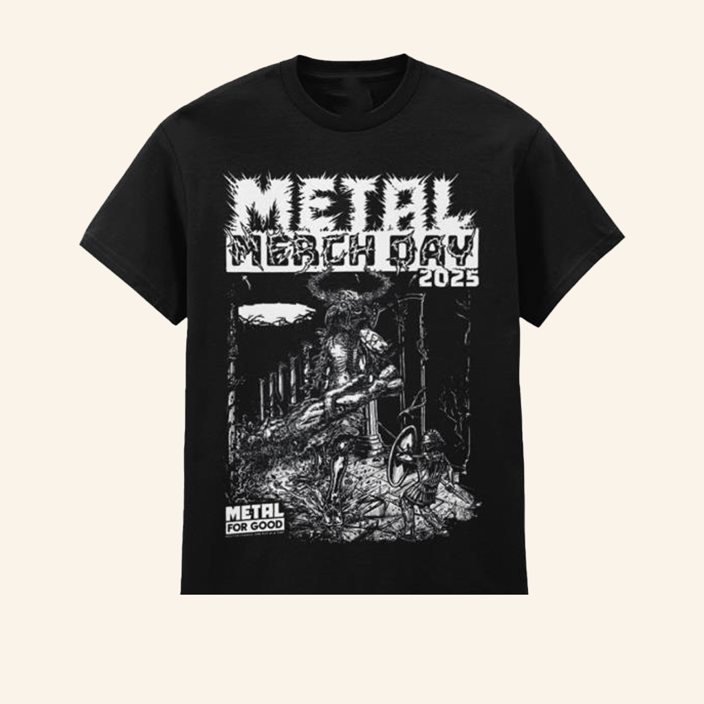 Metal For Good Merch Metal Merch Day 2025 Adult Black T-Shirt Gifts For Dad