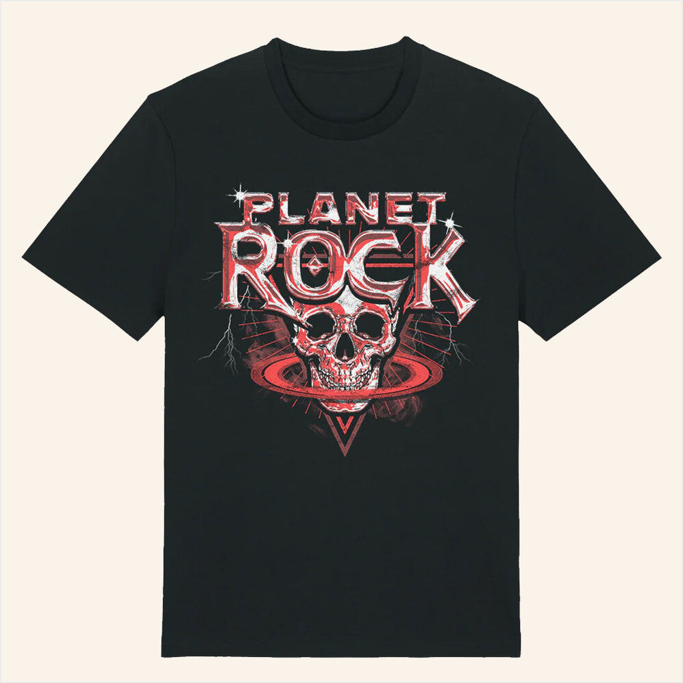 Metal Skull T-Shirt Planet Rock Merch Good Birthday Gifts For Him BFF Gifts Christmas Presents