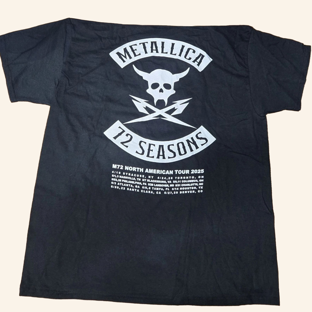 Metallica M72 2025 Tour T-Shirt Fan Apparel Presents For Music Lovers