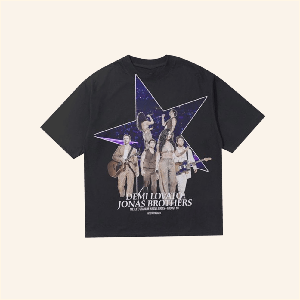 Metlife Stadium In New Jersey August 10 Shirt Demi Lovato Jonas Brothers Merch Fans Gifts