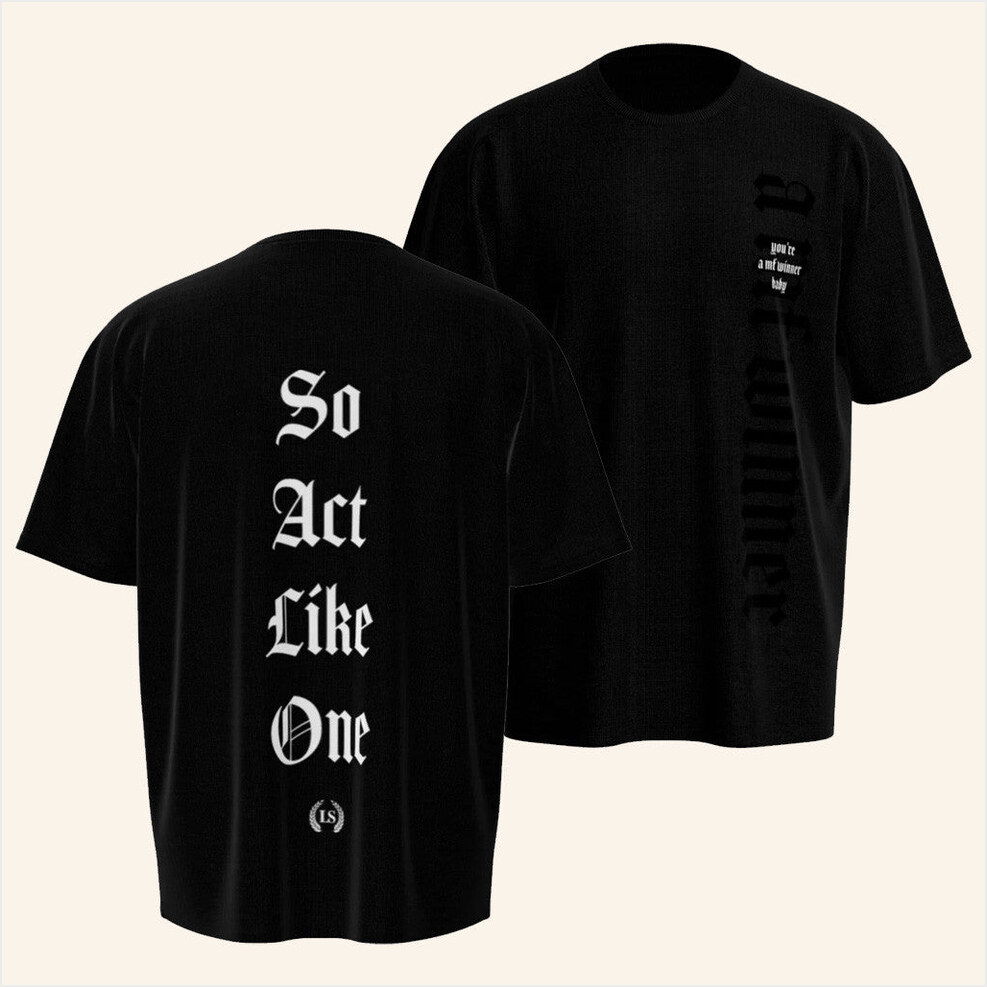Mf Winner T-Shirt Leo Skepi Merch Black Best Friend Birthday Gifts Christmas Presents